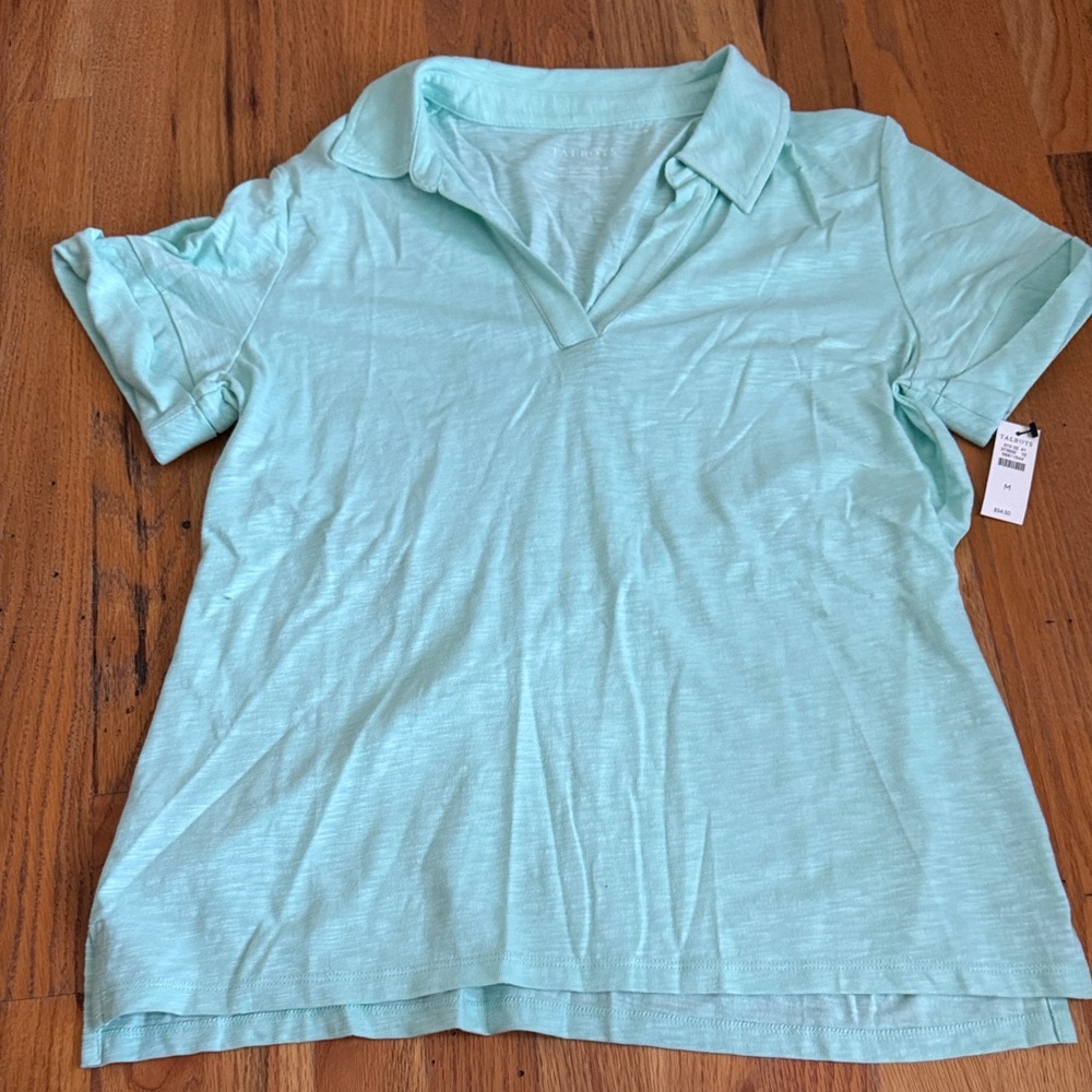 Talbots Mint Green Women's Polo Shirt